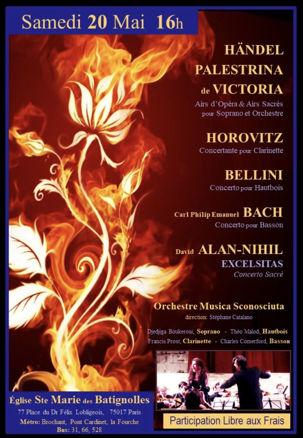 Concerto pour basson en La mineur de CPE Bach - Charles Comerford et l'orchestre Musica Sconosciuta