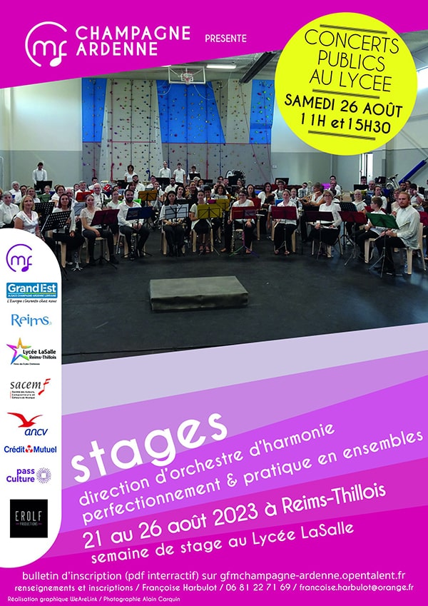 Stages CMF Champagne-Ardenne