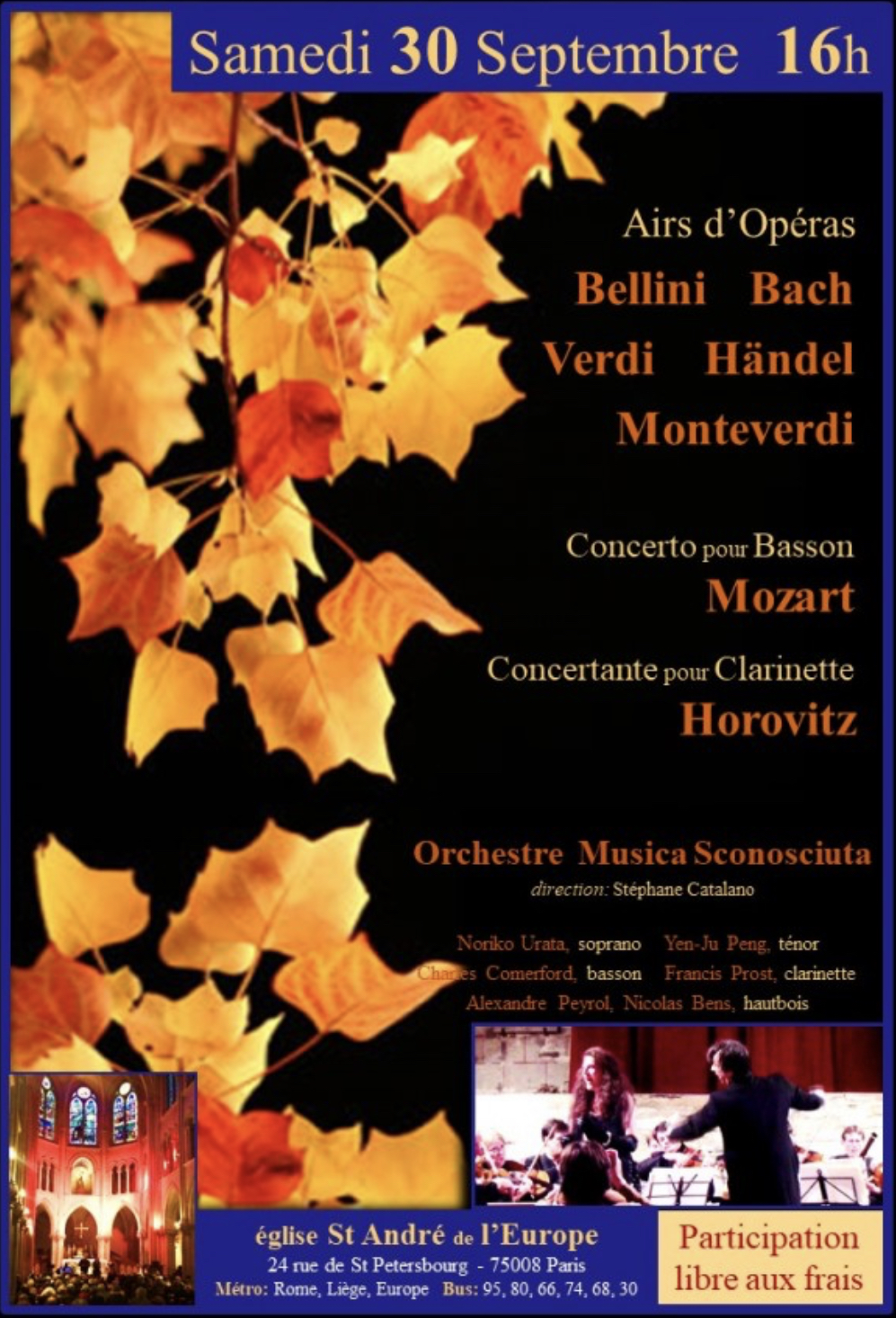 Concerto pour basson de Mozart - Charles Comerford et l'orchestre Musica Sconosciuta