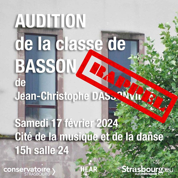 Audition - Strasbourg