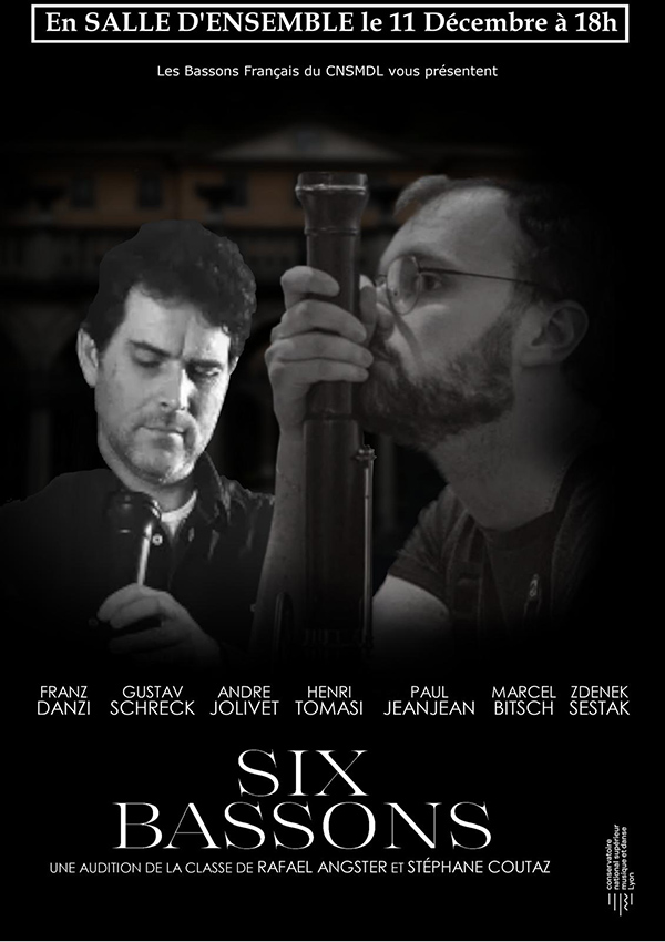 Audition de la classe de basson français du CNSMDL