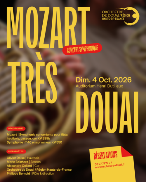 Symphonie concertante de Mozart à Douai