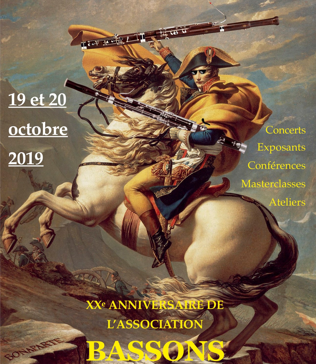 XXe anniversaire de l'association les 19 et 20 octobre 2019 au CRR de RUEIL-MALMAISON